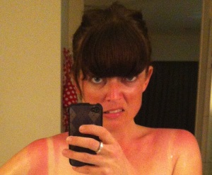 Meanwhile, I'm mostly concerned about my eventual tan lines.